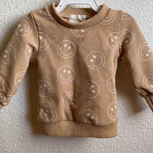 Smiley crewneck 3-6 months